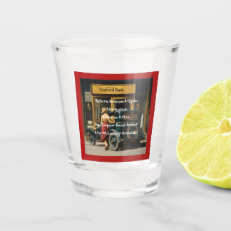 Before Bonnie & Clyde Texas had Rebecca & Otis Shot Glass