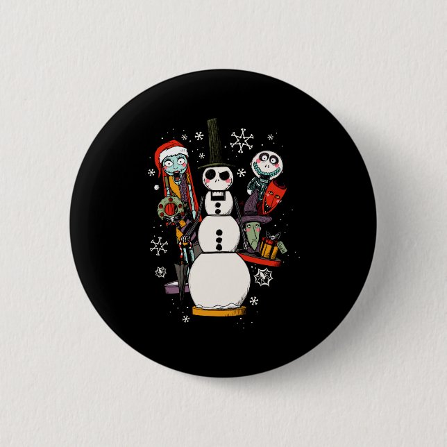 Before Christmas Nutcracker Trio  6 Cm Round Badge (Front)