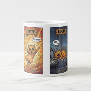 Before Coffee After Coffee Funny Cat Specialty Mug