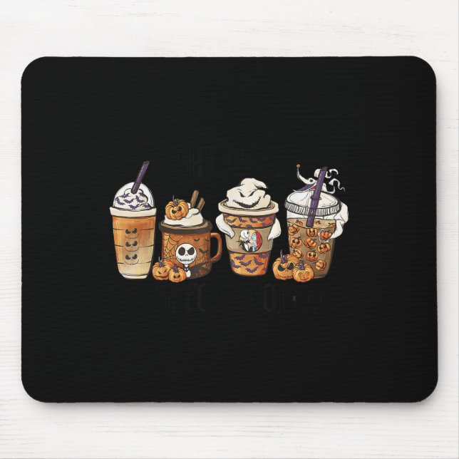 Before Coffee Pumpkin Sce Halloween Costume  Mouse Mat (Front)