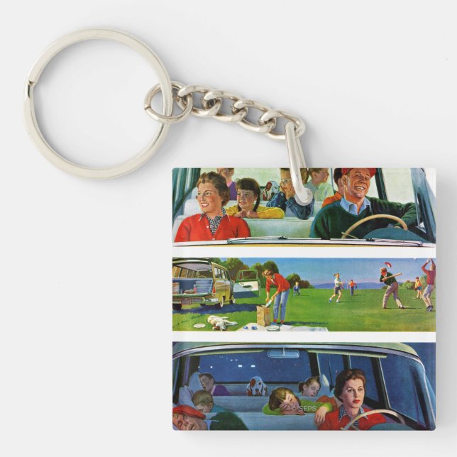 Before, During & After Picnic Key Ring (Front)
