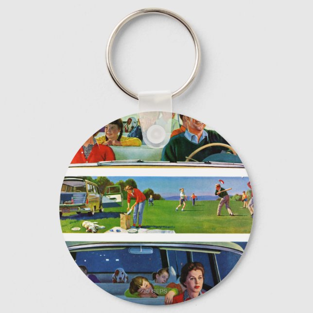 Before, During & After Picnic Key Ring (Front)