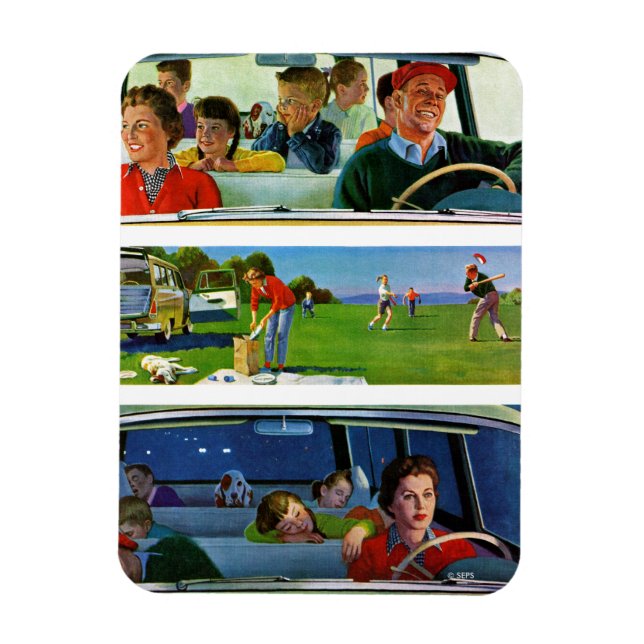 Before, During & After Picnic Magnet (Vertical)