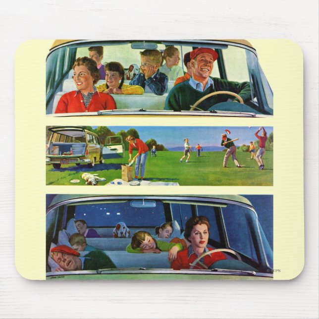 Before, During & After Picnic Mouse Mat (Front)
