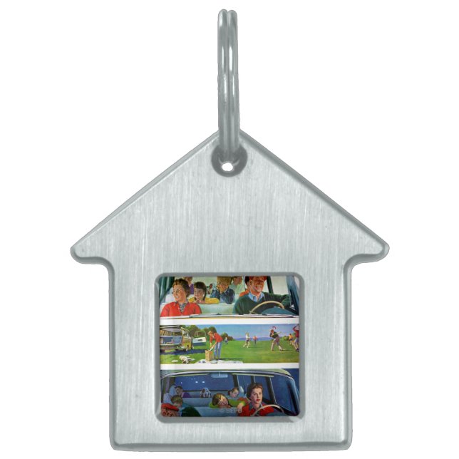 Before, During & After Picnic Pet ID Tag (Front)