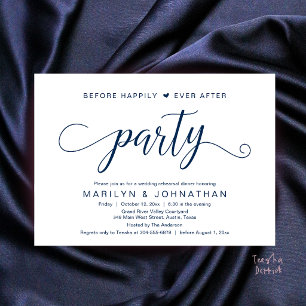 Before Happily Ever After Rehearsal Dinner Party Invitation