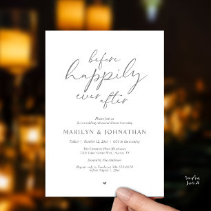 Before Happily Ever After, Romantic Rehearsal Invitation