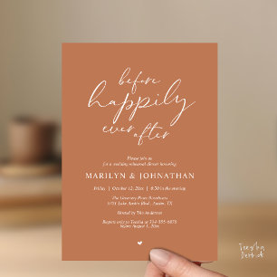 Before Happily Ever After, Romantic Rehearsal Invitation