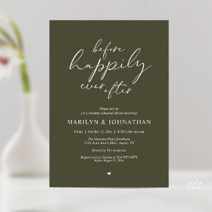 Before Happily Ever After, Romantic Rehearsal Invitation