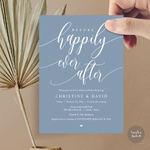 Before Happily Ever After Wedding Rehearsal Dinner Invitation