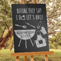 Before I Do BBQ Bridal Shower Engagement Welcome
