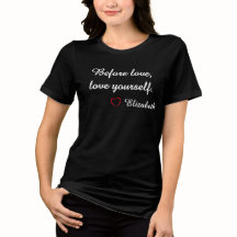 "Before Love Love Yourself" Custom Name T-Shirt