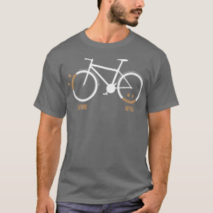 Before Ride sad after happy Triathlon Downhill cyc T-Shirt