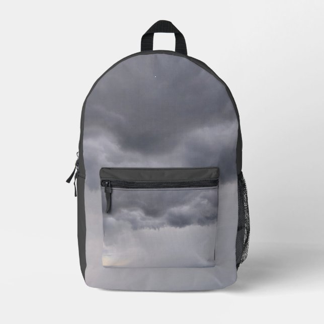 Before storm  printed backpack (Front)