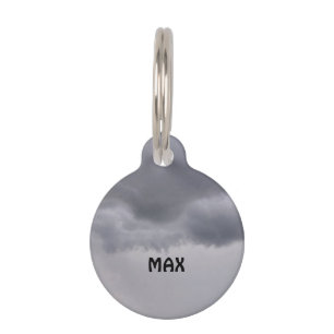 Before storm Round Pet Tag