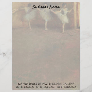Before the Ballet by Edgar Degas, Vintage Fine Art Customized Letterhead