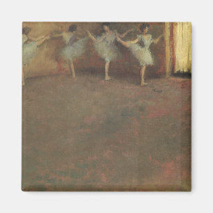 Before the Ballet by Edgar Degas, Vintage Fine Art Magnet