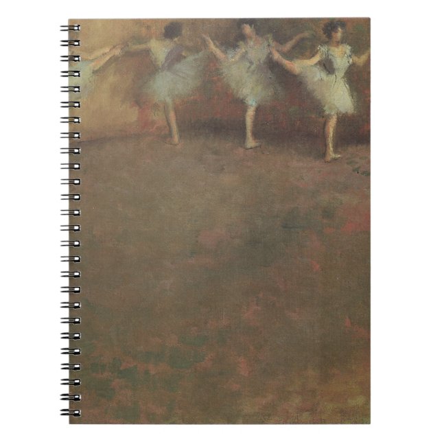 Before the Ballet by Edgar Degas, Vintage Fine Art Notebook (Front)
