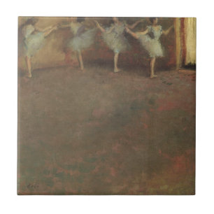 Before the Ballet by Edgar Degas, Vintage Fine Art Tile