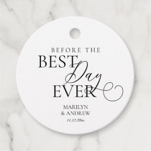 Before the best day ever, Cookies Sweets Thank you Favour Tags