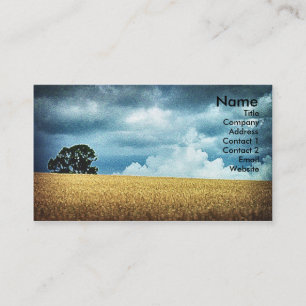 Before The Harvest, business card template