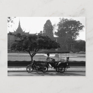 Before the Museum B&W Postcard