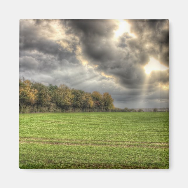 Before the Rain Countryside Fridge magnet (Front)