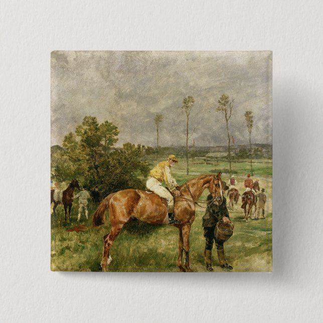 Before the Start, 1890 15 Cm Square Badge (Front)