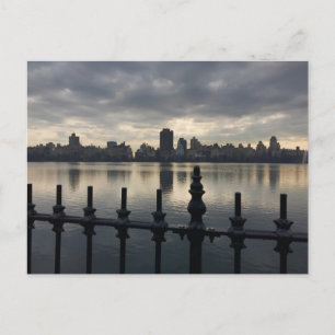 Before the Storm, Central Park Reservoir, NYC Postcard