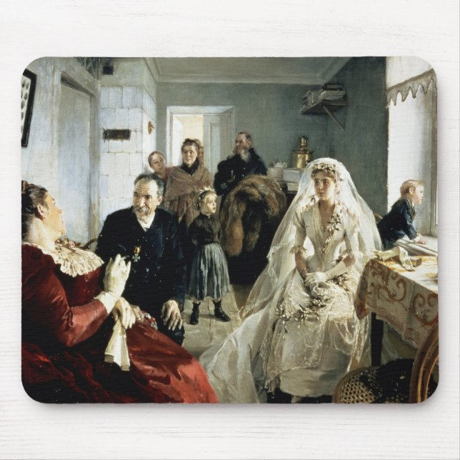 Before the Wedding, 1880s Mouse Mat (Front)