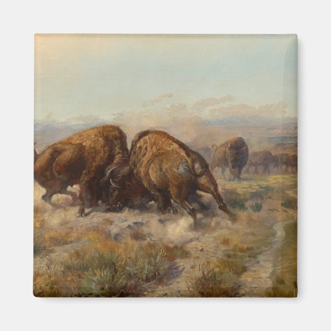 Before the White Man Came, 1903 by Charles Russell Magnet (Front)