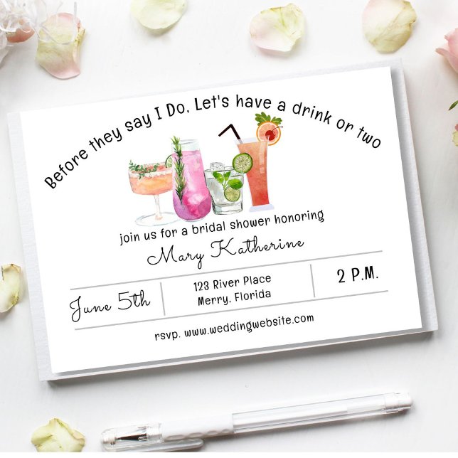 Before they Do, Bridal Shower Invitation (Creator Uploaded)