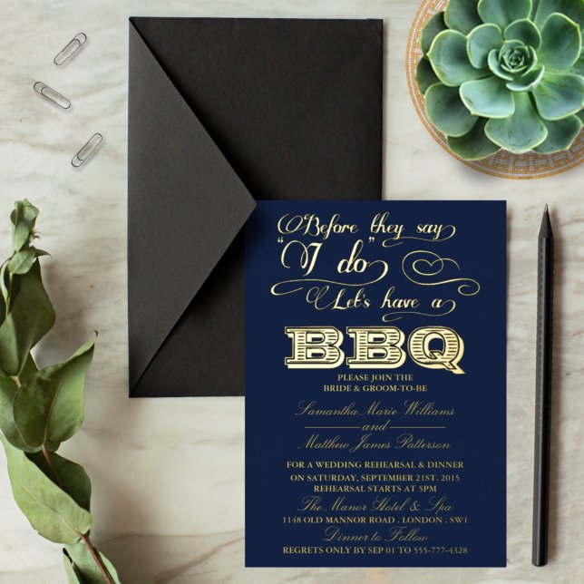 Before They Say I Do, Lets Have A BBQ! Wedding (Creator Uploaded)