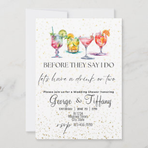 Before They Say I Do Wedding Shower Invitation