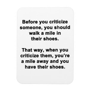 Before You Criticise Magnet