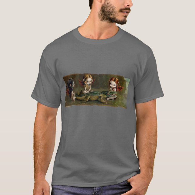 Befriending an Alligator gothic fairy Shirt (Front)