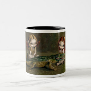 "Befriending an Alligator" Mug