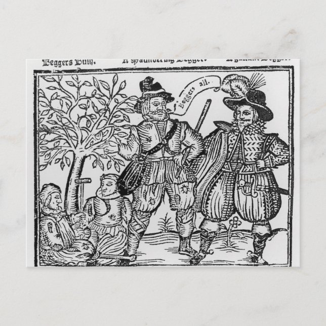 Beggars All Postcard (Front)