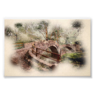 Beggar's Bridge Glaisdale - Atmospheric Yorkshire Photo Print