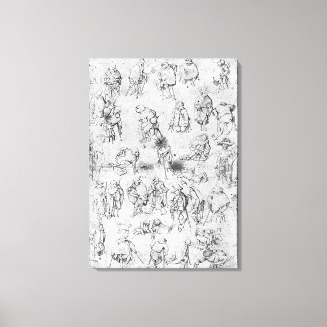 Beggars Canvas Print (Front)
