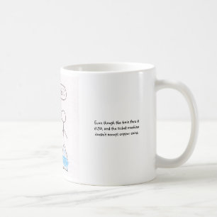 Begging at stations coffee mug