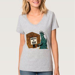 Begging for Peace: Liberty in Front of the Ministr T-Shirt