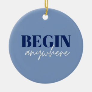 Begin Anywhere Ceramic Tree Decoration