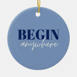 Begin Anywhere Ceramic Tree Decoration