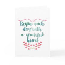 Begin Each Day With a Grateful Heart Quote