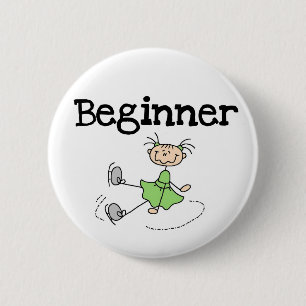 Beginner Ice Skating Button
