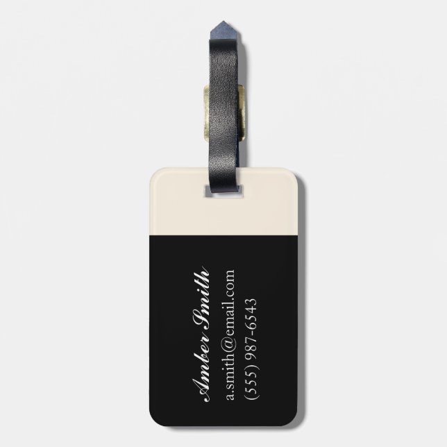 Beginning 2013 luggage tag (Back Vertical)