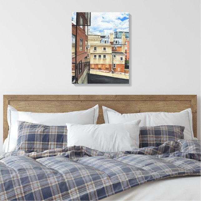 Beginnings: First Apartment Canvas Print (Insitu(Bedroom))