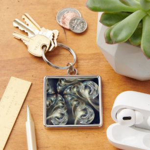 Begird Abstract Key Ring