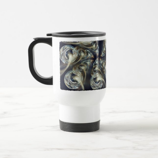 Begird Abstract Travel Mug (Left)